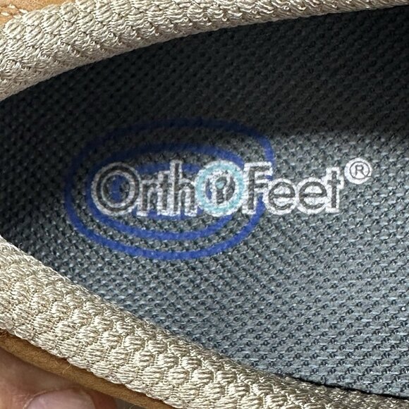 Orthofeet Serene 896 Sandal Size 10 B Close Toe Brown Leather Comfort - Picture 14 of 14